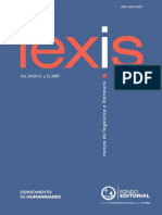 Lexis Vol. XXXI (1 y 2) 2007
