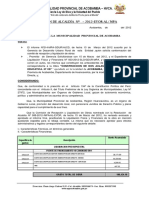 RESOLUCIÓN DE ALCALDÍA  Nº  400=2011 APROBAR LIQUIDACION CEI ESPECIAL