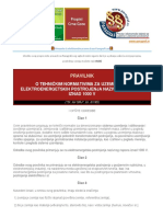 Pravilnik o Tehnickim Normativima Za Uzemljenja Elektroenergetskih Postrojenja Nazivnog Napona Iznad 1000 V PDF