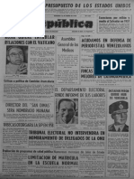 Periodico La Republica 12 Enero 1958