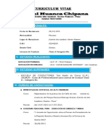 Modelo Curriculum Vitae