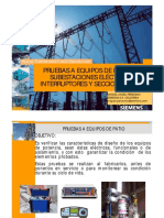 Pruebas A Equipos de Patio INTERRUPTORES 2012