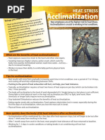 NIOSH Heat Stress Work/Rest Schedules | PDF | Safety | Occupational ...