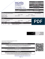 Factura de servicio de cambio de cerradura