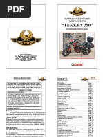 Manual Tekken 250pdf Motocicleta Neumático