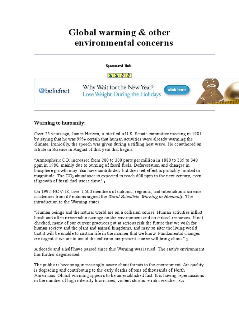 Global Warming | PDF | Greenhouse Gas | Greenhouse Effect