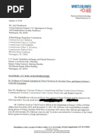 Whistleblower Complaint Against Energy Secretary Rick Perry