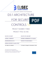 D3.1-Architecture For Security Controls