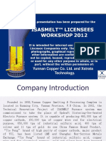 YCC ISASMELT™ Workshop Presentation