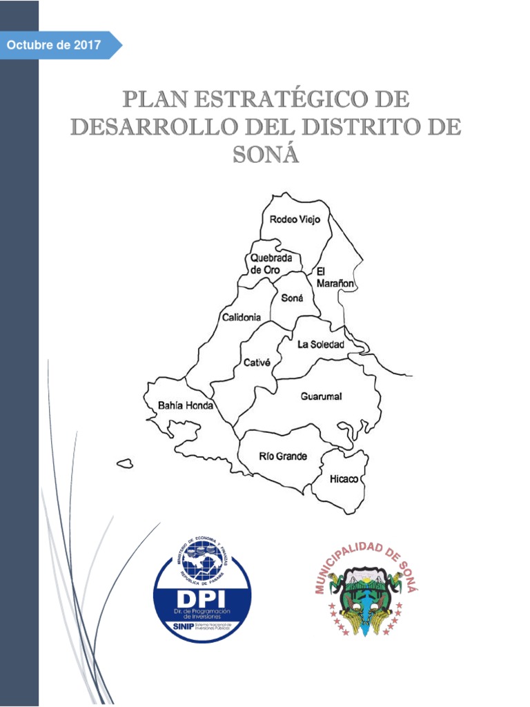 Ped Distrito de Soná PDF Deforestación Planificación