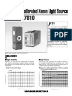 Calibrated Xenon Light Source L7810: Features