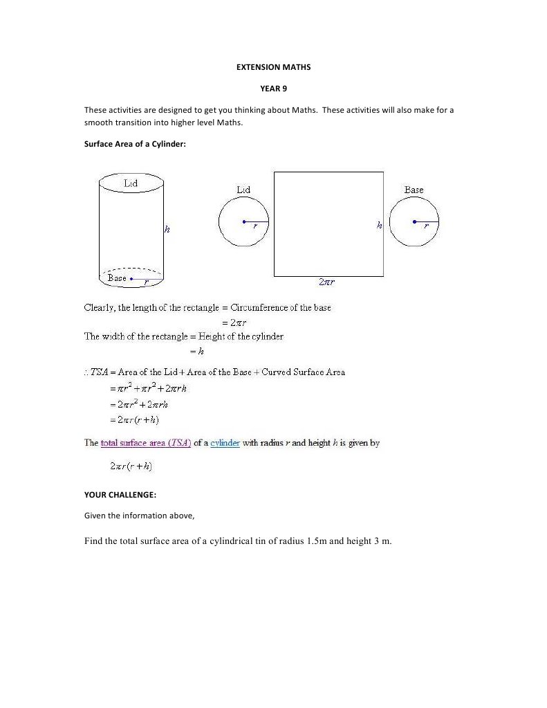 Extension Maths 9 | PDF | Finance & Money Management