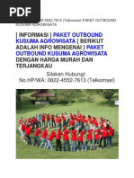 Download Paket Outbound Kusuma Agrowisata by wati SN369499656 doc pdf