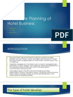 The Future Planning of Hotel Business