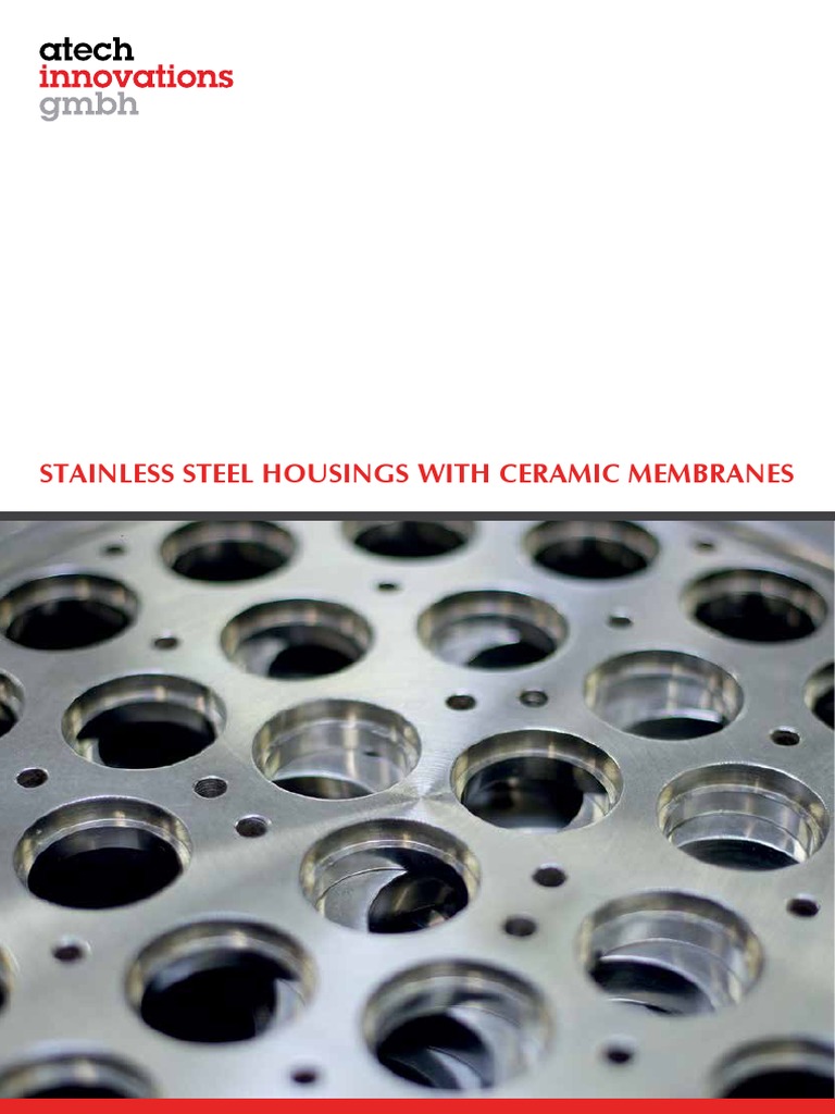 Atech Housings PDF | Download Free PDF | Membrane | Science