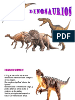 Dinosaurios y Caracteristias