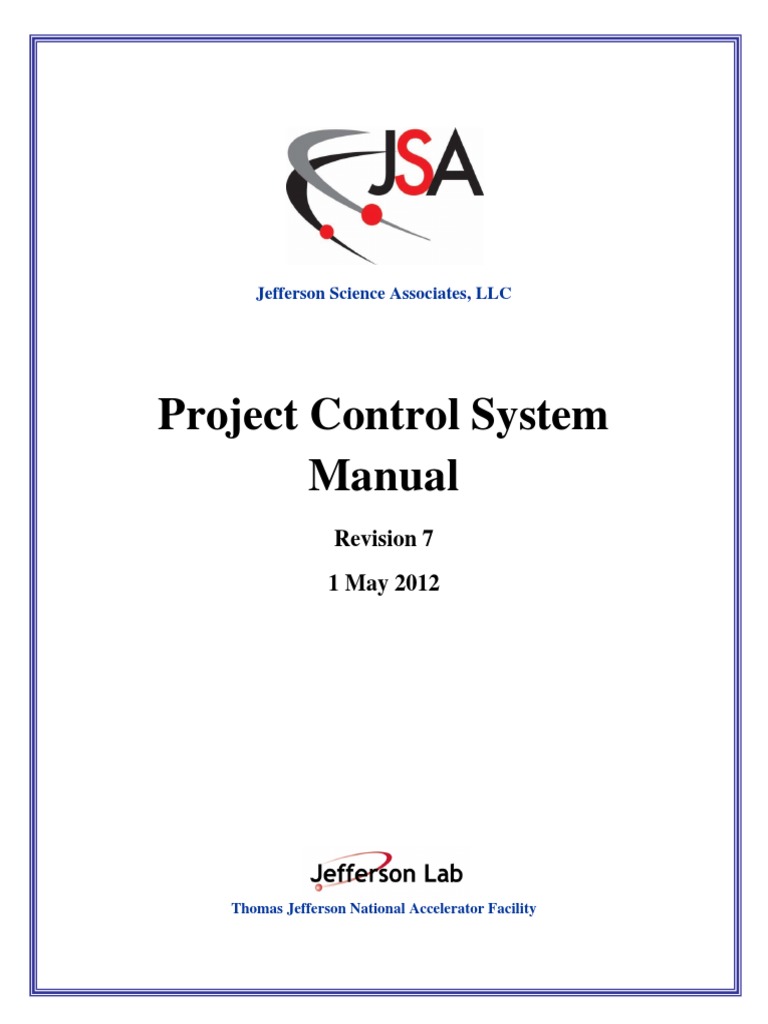 Project Control Manual PDF | PDF | Project Management | Business