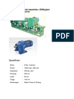 Mesin Pembuat Mie KT 1905-4S