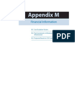 Appendix M: Financial Information