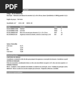 Alvenaria com blocos de concreto 11,5 x 19 x 39 cm, classe C (resistência ≥ 3 MPa), parede 11,5 cm, juntas com 10 mm, com argamassa mista de cimento, arenoso e areia traço 1.4.4