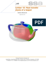 Heat transfer analysis of a teapot