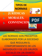 Normas Juridicas, Morales y Convencionales.