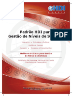 Padrão HDI para Gestão de Níveis de Serviços