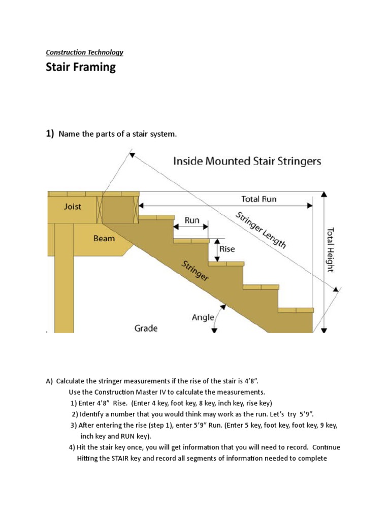 Stair Primer Block 2018 PDF Stairs