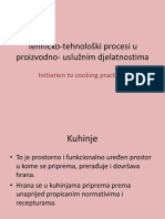 Tehničko-Tehnološki Procesi U Proizvodno - Uslužnim Djelatnostima