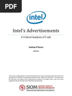 Download Intel Advertisements Critical Analysis by Sudeep DSouza SN36951757 doc pdf