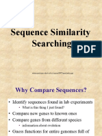 Sequence Similarity Searching: WWW - Med.nyu - edu/rcr/rcr/course/PPT/similarity