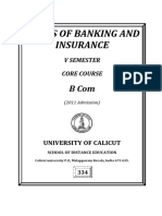 BCom Banking and Insurance