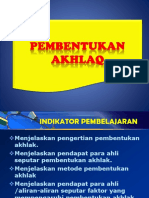 Pembentukan Akhlak