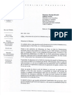 Courrier À Nicolas Hulot