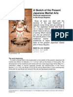 A Sketch of The Present Japanese Martial Arts