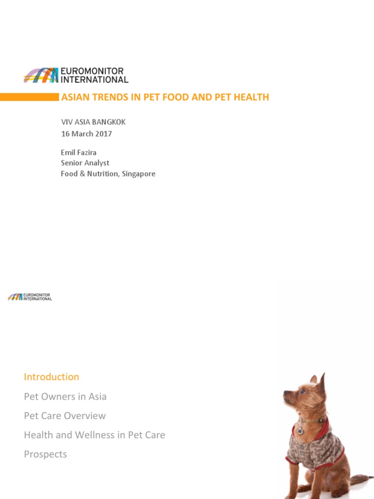 Euromonitor International PDF Pet Dietary Supplements