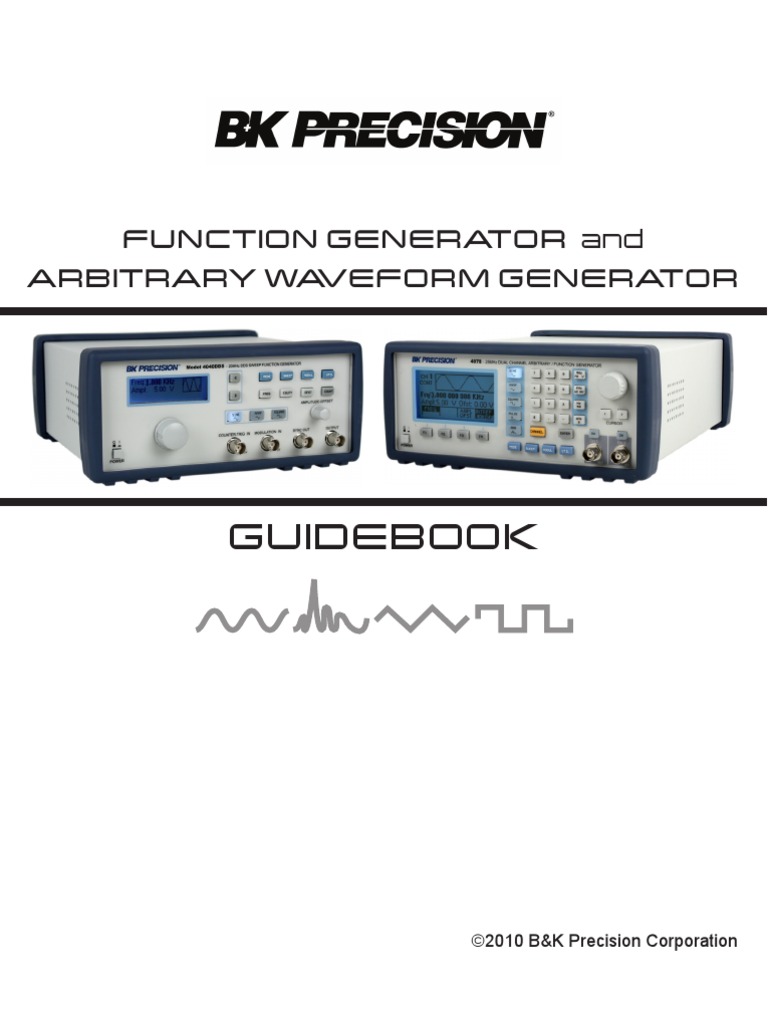 BK Function Generator and AWG Guidebook | PDF