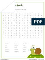 Spring - Word Search: Can You Find All of The Words Hidden in The Grid?