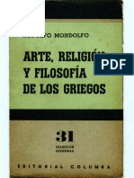(Mia) Mondolfo Arte Reloigion y Filosofia de Los Griegos OCR