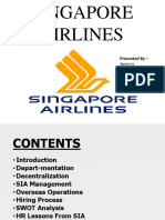 Singapore Airlines: Presented by