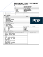 Sewage Treatment Plant Inspection Checklist