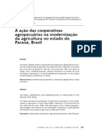 A Ação Das Cooperativas Agropecuárias Na Modernização Da Agricultura No Estado Do Paraná, Brasil