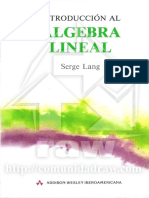 Algebra-Lineal - Serge Lang