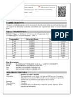 Career Objective:: Gandhi College of Engineering" (Pigce)