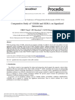 Comparative Study of VISSIM and SIDRA On Signalized Intersection