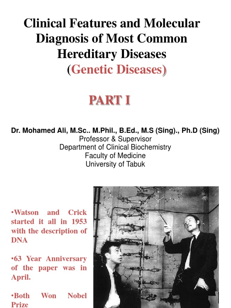 Molecular Diagnosis of Genetic Disorders | PDF | Genetic Disorder | Gout