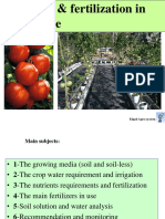 Irrigation and Fertilization in Greenhouse Gallil09