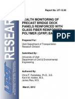 Health Monitoring of Precast Bridge Deck Panels Reinforced With Glass Fiber Reinforced Polymer (GFRP) Bars PDF