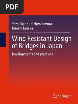 Wind Resistant Design of Bridges in Japan | PDF | Wind Tunnel