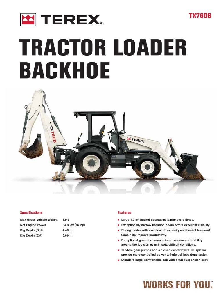 Terex 760B | PDF | Loader (Equipment) | Transmission (Mechanics)